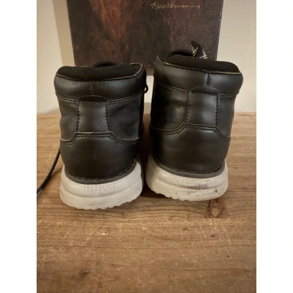 UGG Neumel Flex Black Leather‎ Chukka Boots Mens 10.5 1104976